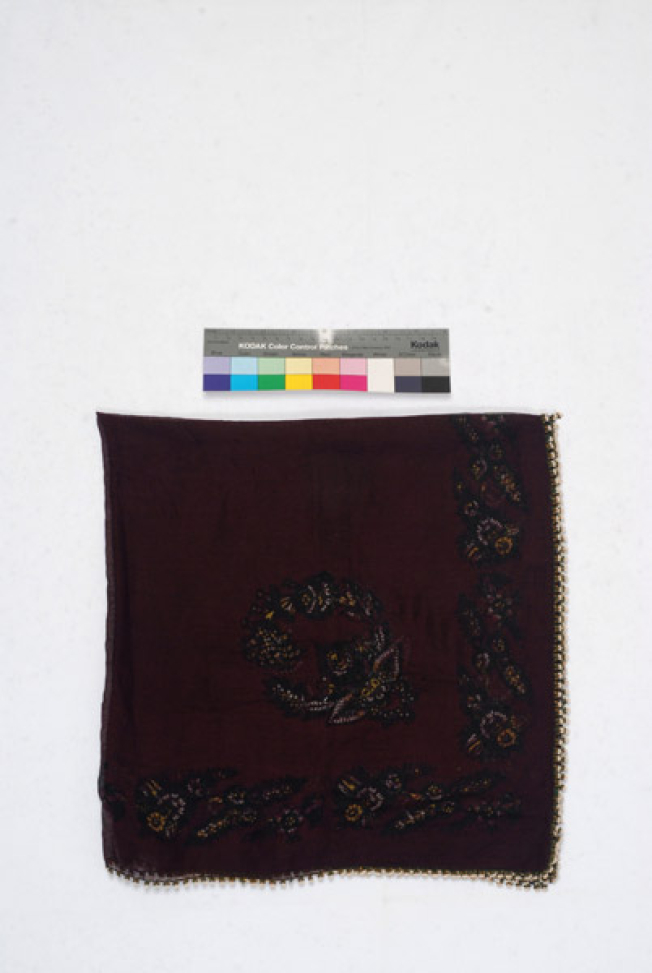 Kouroukla or tsiberka, women's head kerchief from Cyprus