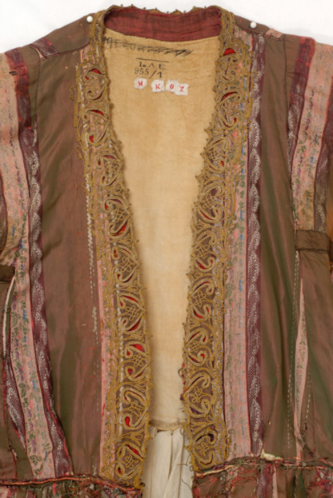 Detail of terzidikos (gold tailored) decoration at the chest