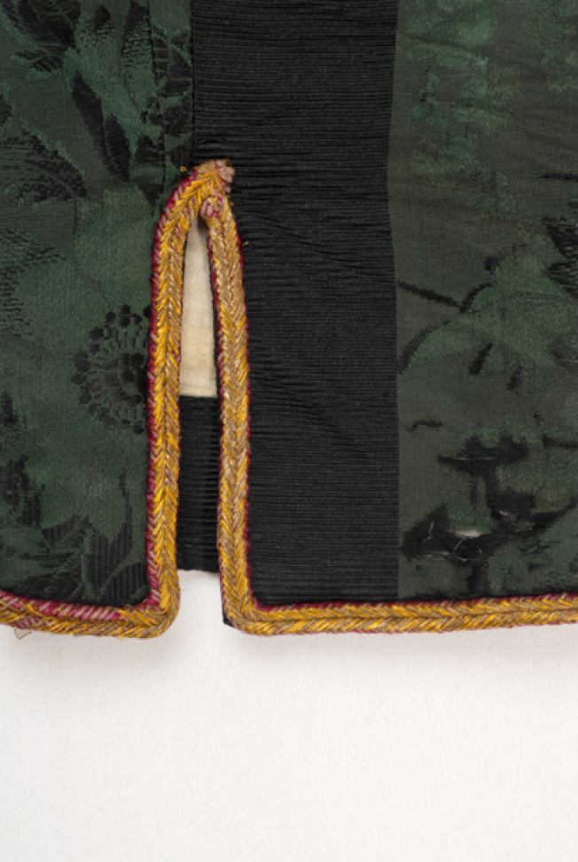 Detail of the decoration at the sleeve border