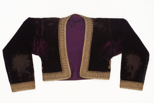 Libadi, women's, sleeved velvet jacket