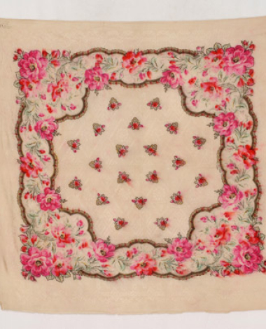 Tsitima, silk-and-cotton, purchased kerchief worn around the waist