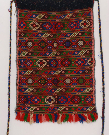 Chalenia apron with the tsarkia, traced in the loom