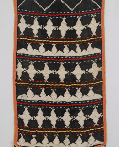 Pode with kouvartzike, bridal grammeni (loom-embroidered) apron