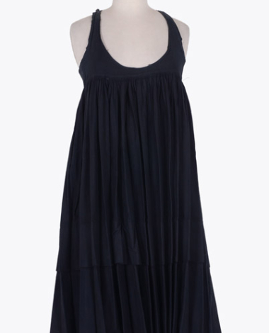 Black dress, front