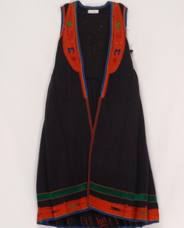 Giourdi, women's, sleeveless, winter overcoat