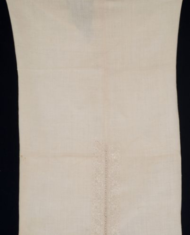 Part of the sleeve of a woman's chemise