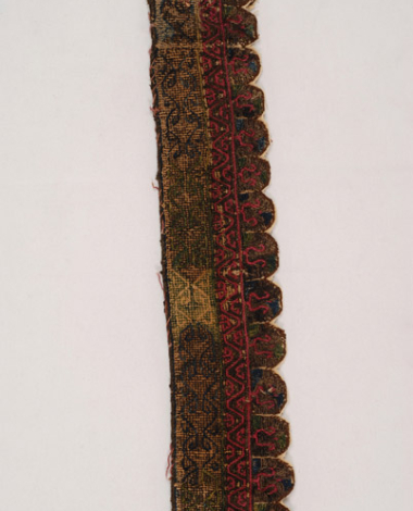 Part of the embroidered border
