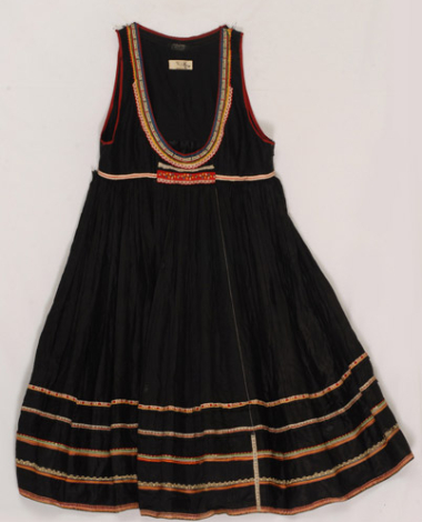 Bouchasi or xefori, festive foustani (dress) from Embonas, Rhodes