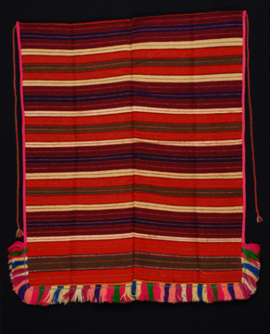 Fouta, handwoven woollen apron
