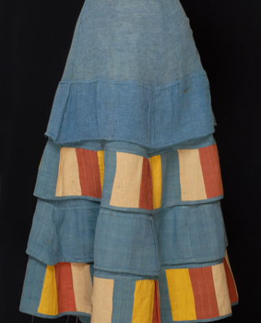 Minoan type skirt with applique decoration