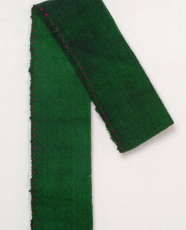 Dimeten poias, green, woven sash