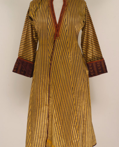 Kaftani, silk-and-cotton dress