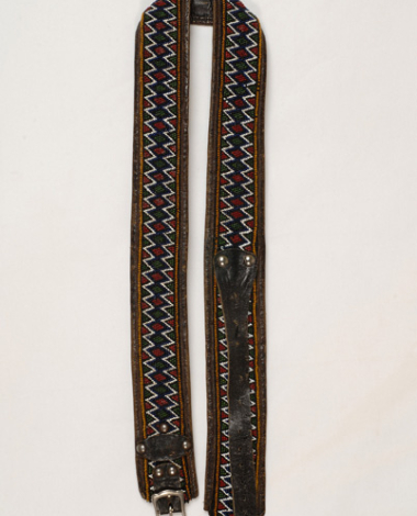 Knitted with beads, belt of the Vlachs