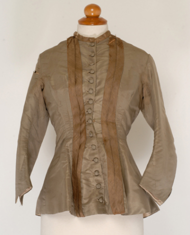 Women's "redingotta (frock coat)", part of outfit: front