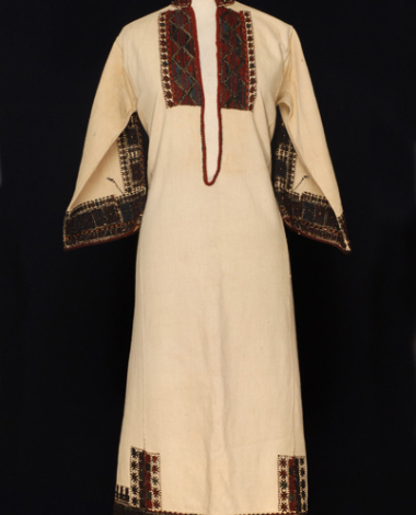 Stromeno pokamisso, bridal, handwoven, cotton chemise