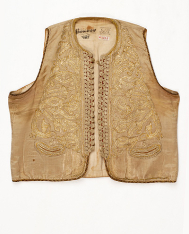 Sleeveles jacket with terzidiki (gold embroidered) decoration