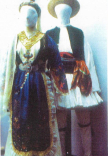 Installation view of the temporary exhibition “Costumes from Northern and Central Euboea”. CMLE 1998.