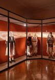 Installation view of the temporary exhibition “Pogoni–women’s costumes”. CMLE 2006. Photograph: Studio Kominis.